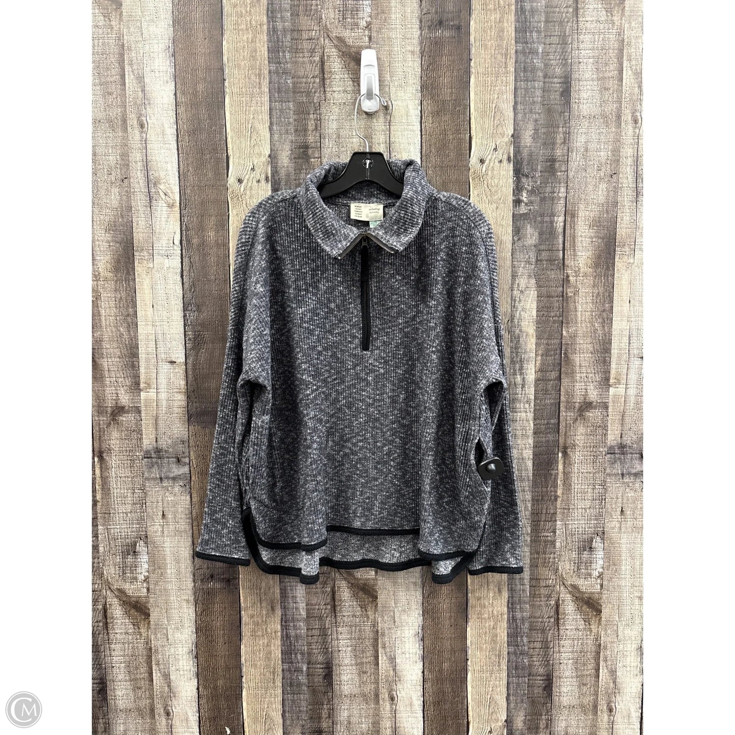 Sweatshirt Collar By Saturday/sunday In Grey, Size: Xs
