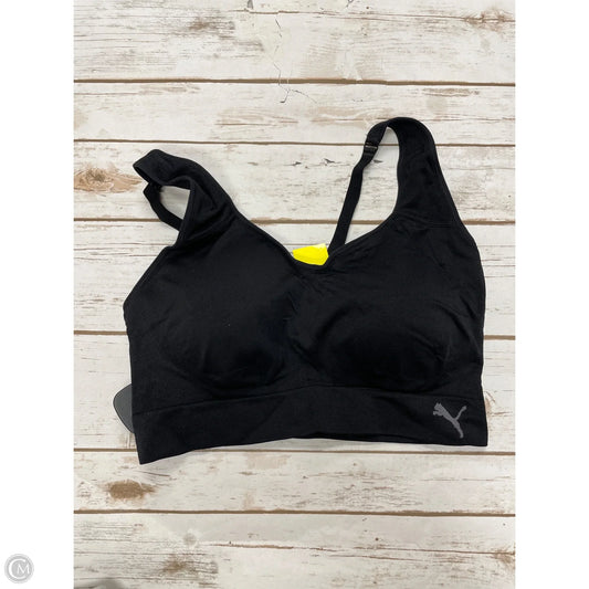 Athletic Bra By Puma In Black, Size: Xl