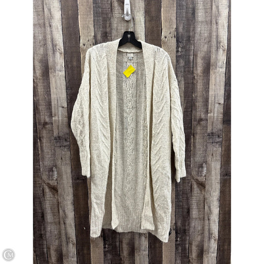 Sweater Cardigan By A New Day In Cream, Size: S
