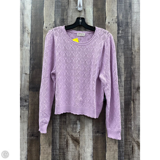 Sweater By Cme In Purple, Size: Xl