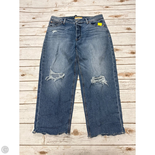 Jeans Wide Leg By Cme In Blue Denim, Size: 14