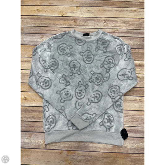 Sweatshirt Crewneck By Disney In Grey, Size: Xs