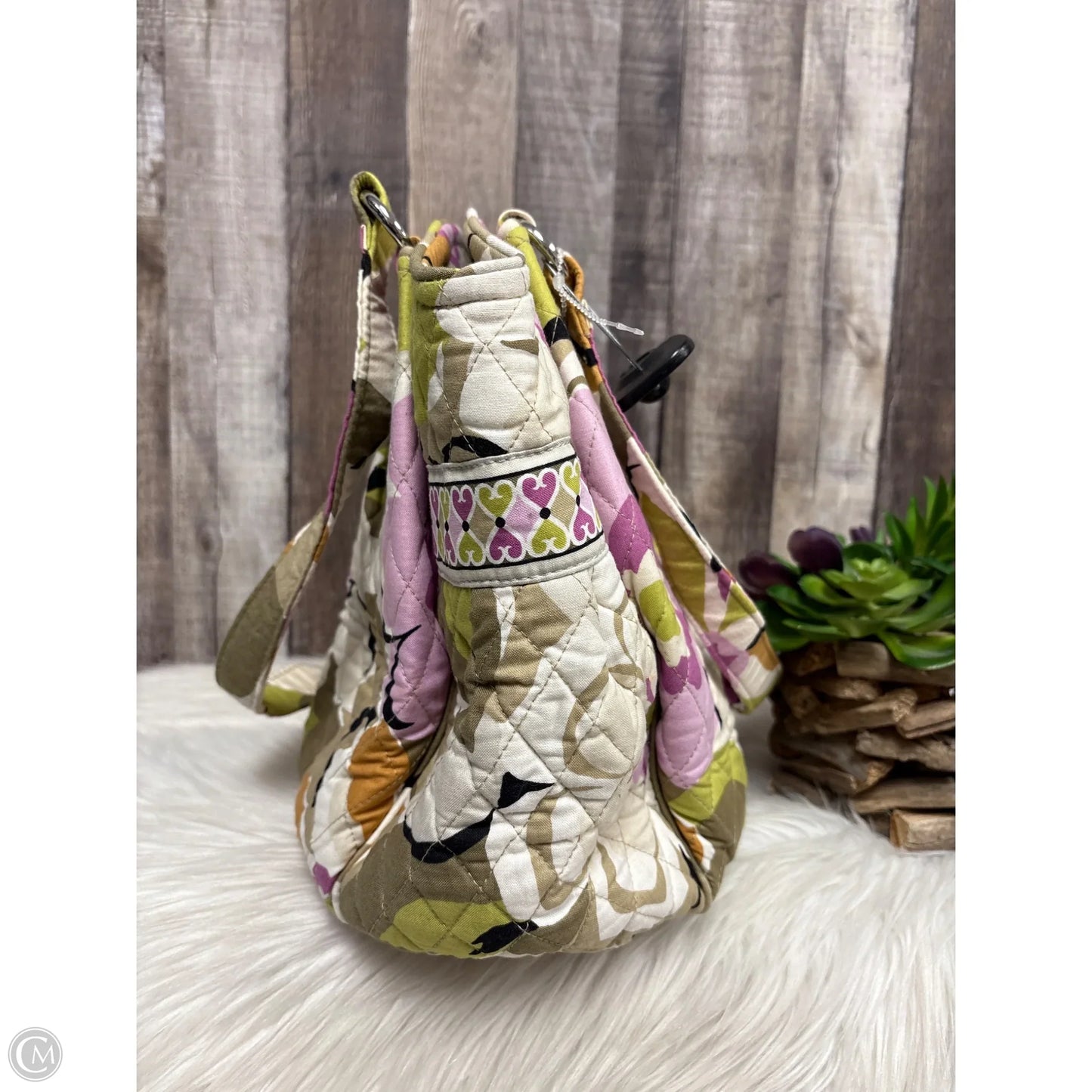 Handbag By Vera Bradley, Size: Medium