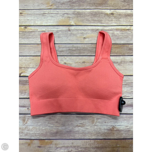 Athletic Bra By Cmf In Peach, Size: M