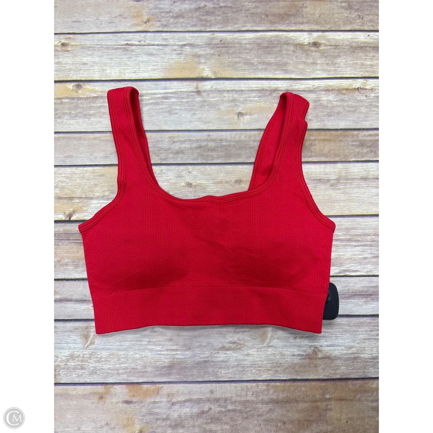 Athletic Bra By Cmf In Red, Size: M