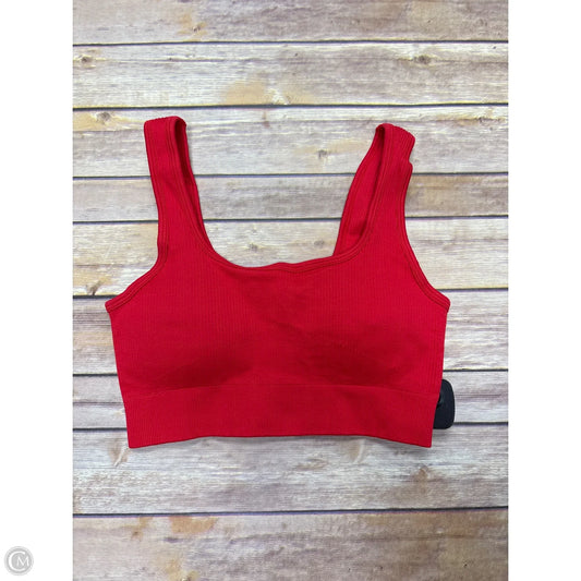 Athletic Bra By Cmf In Red, Size: M
