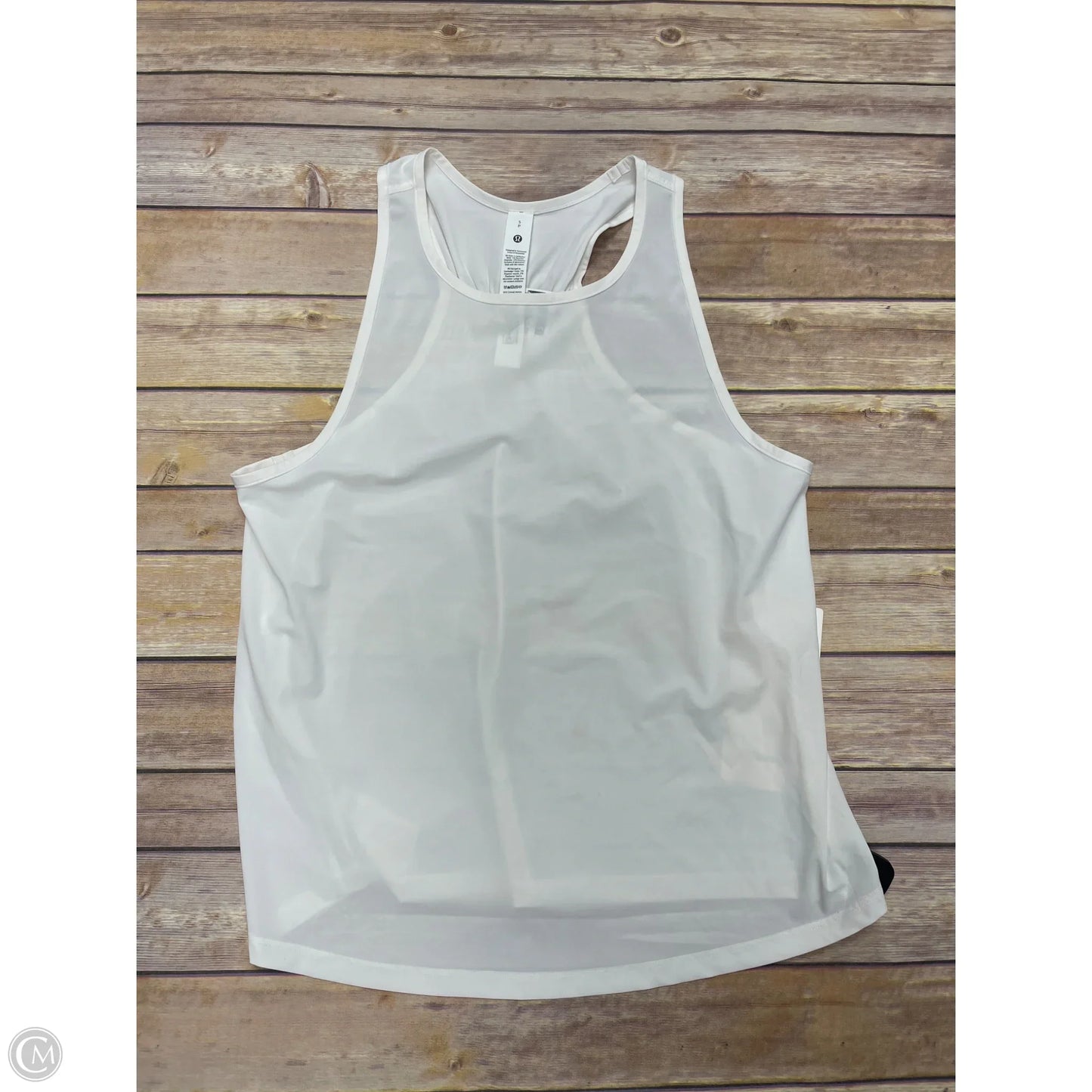 Athletic Tank Top By Lululemon In Cream, Size: S