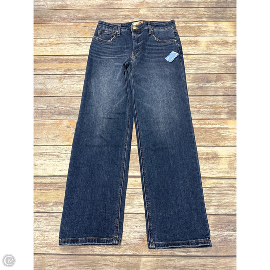 Jeans Straight By Kut In Blue Denim, Size: 6