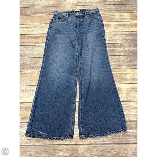 Jeans Wide Leg By Loft In Blue Denim, Size: 4