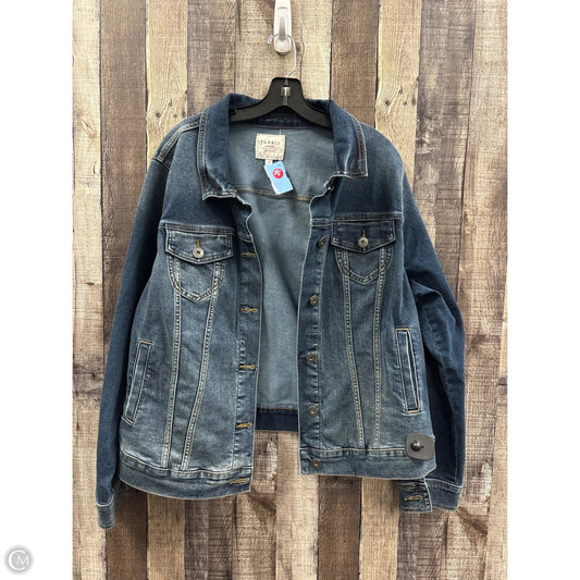 Jacket Denim By Torrid In Blue Denim, Size: 3x