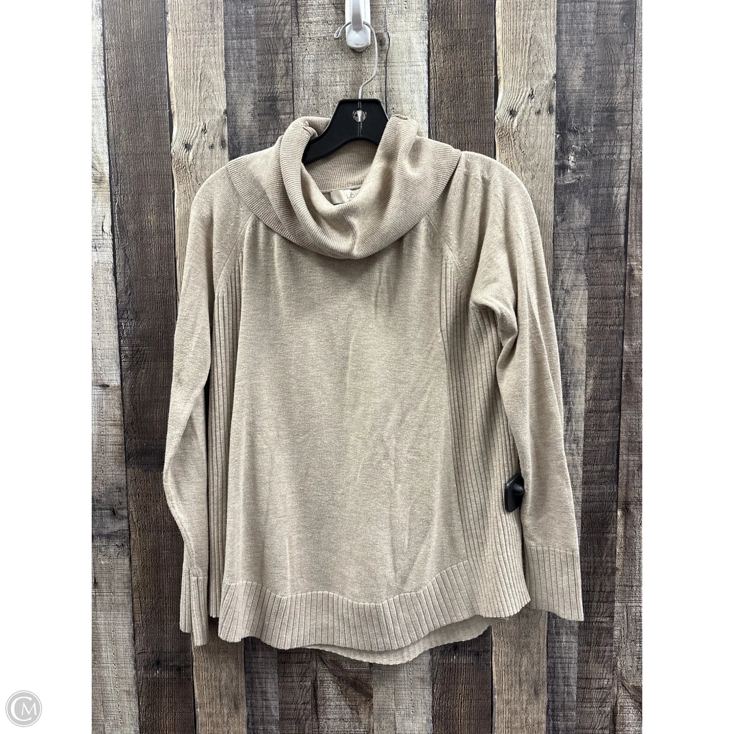 Sweater By Loft In Tan, Size: S