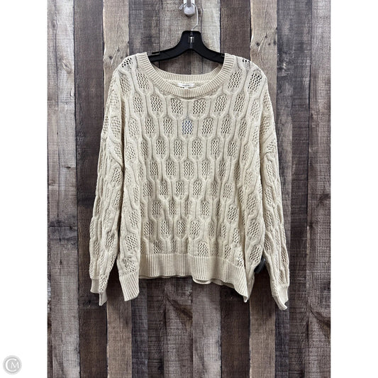Sweater By Maurices In Beige, Size: Xxl
