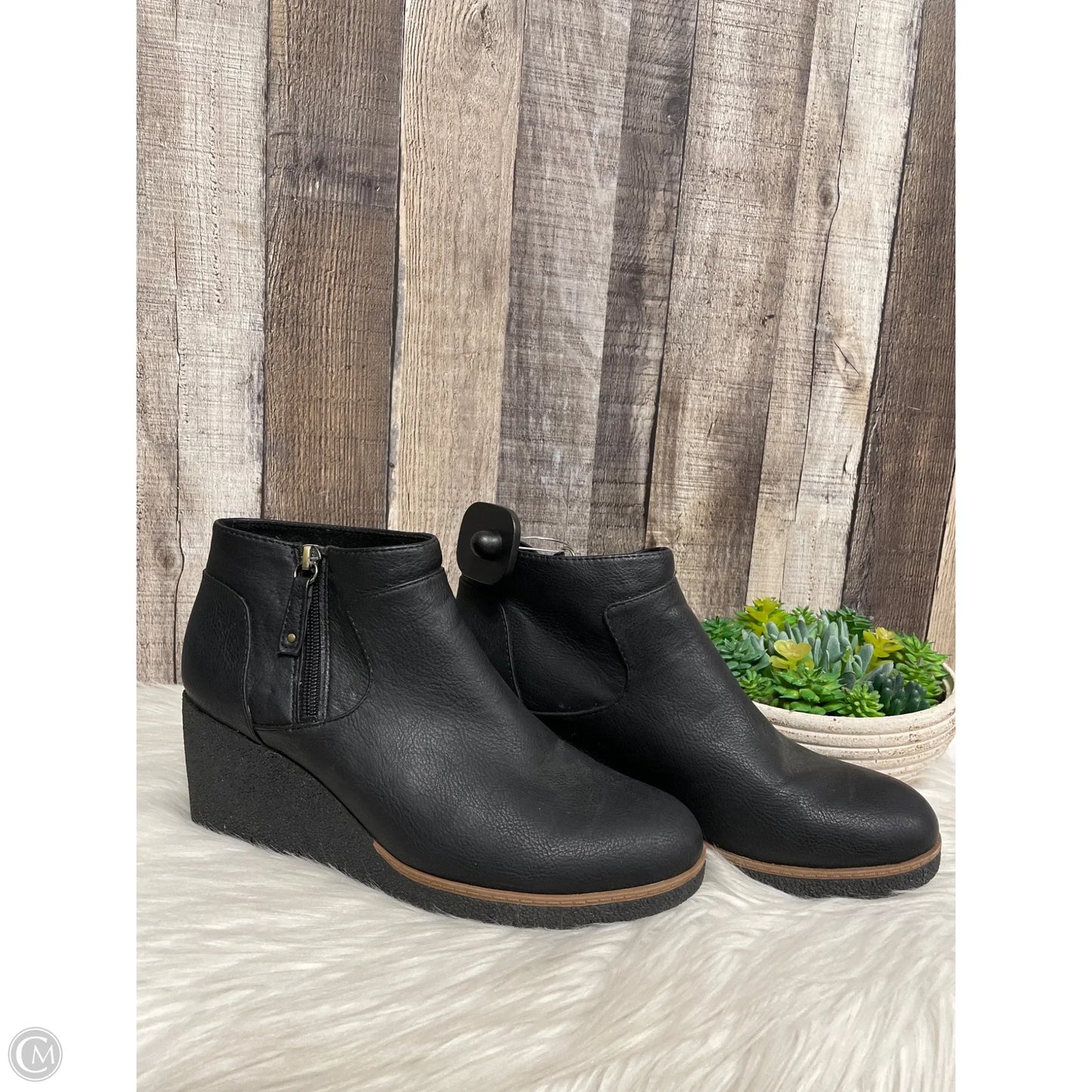 Boots Ankle Heels By Dr Scholls In Black, Size: 9