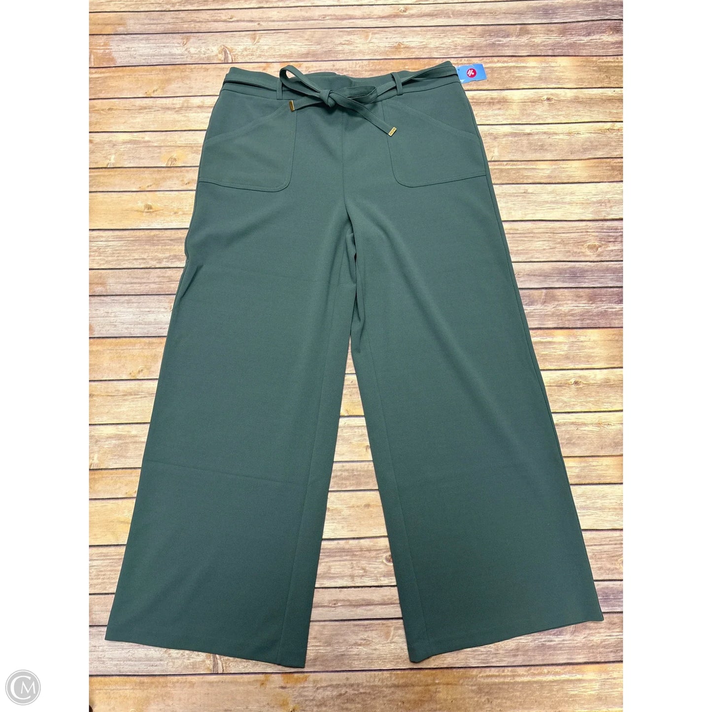 Pants Wide Leg By New York And Co In Green, Size: 14