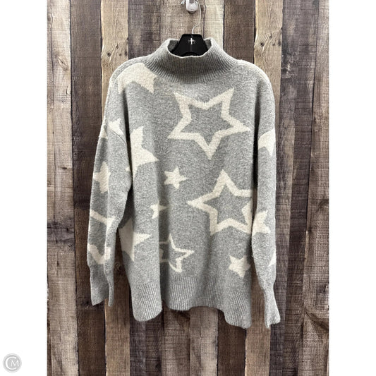 Sweater By Lou And Grey In Grey & White, Size: S