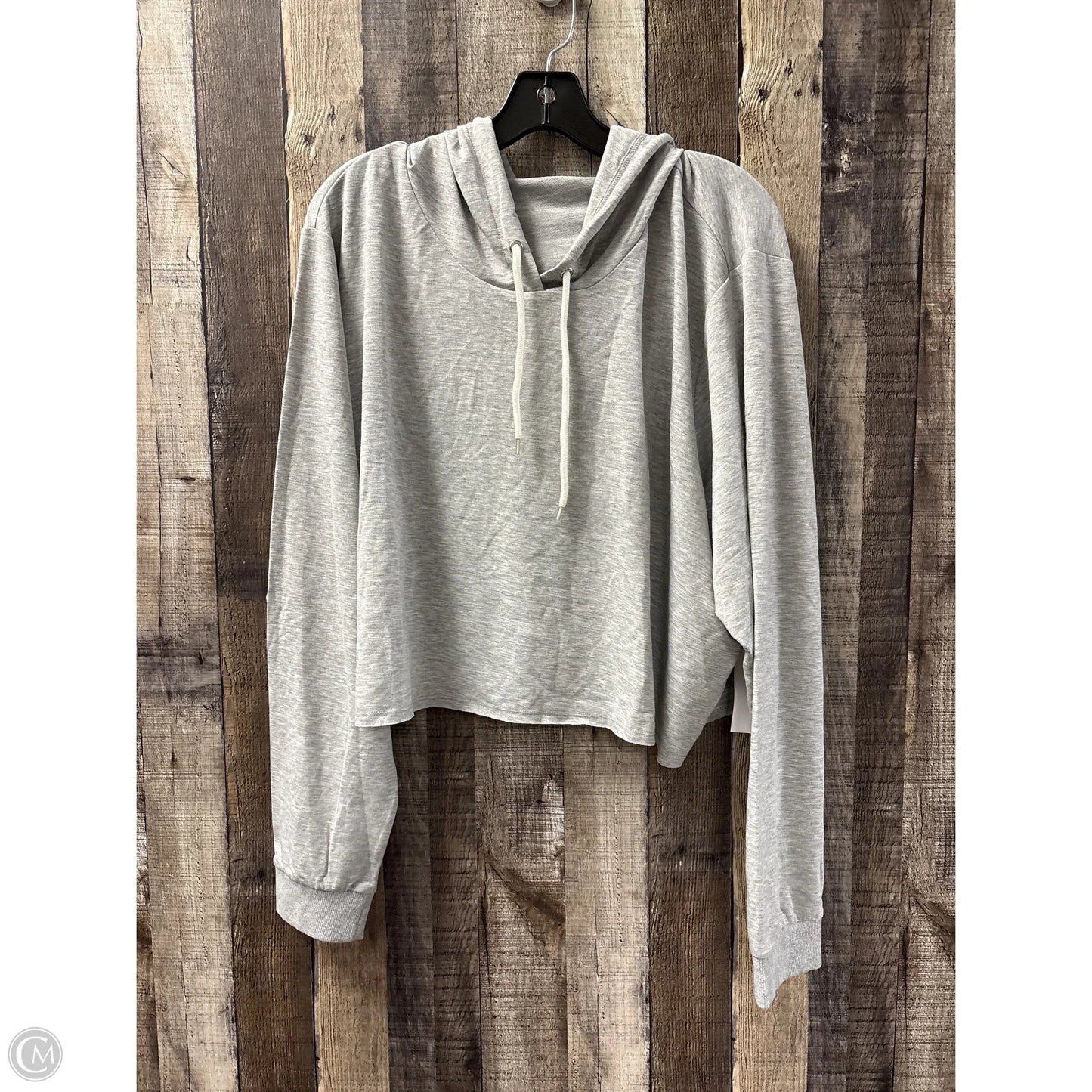 Top Long Sleeve By Venus In Grey, Size: 3x
