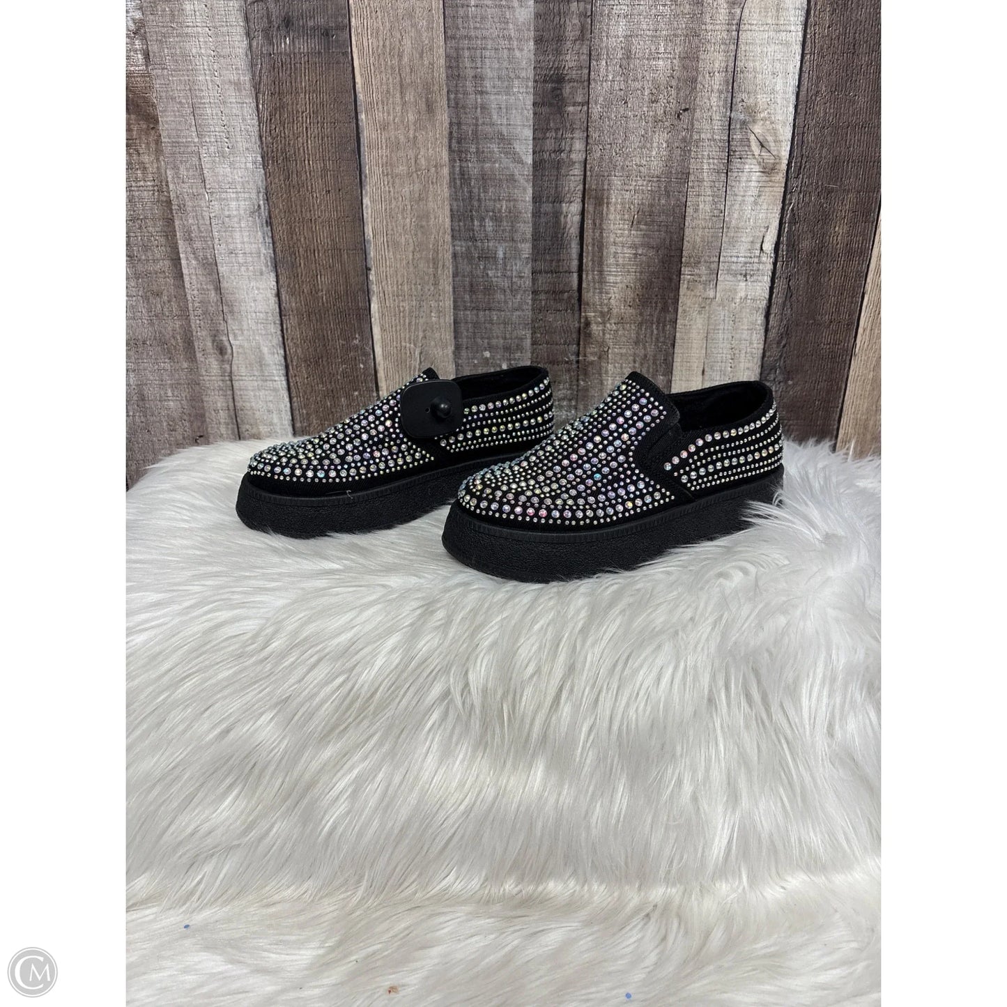 Shoes Flats By Rouge In Black, Size: 8