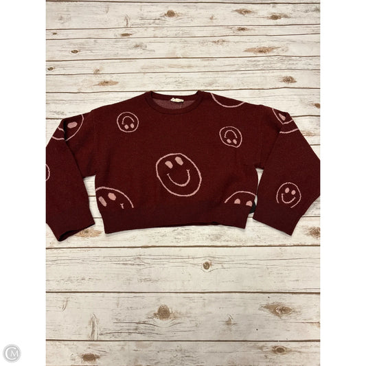 Sweater By Altard State In Maroon, Size: L