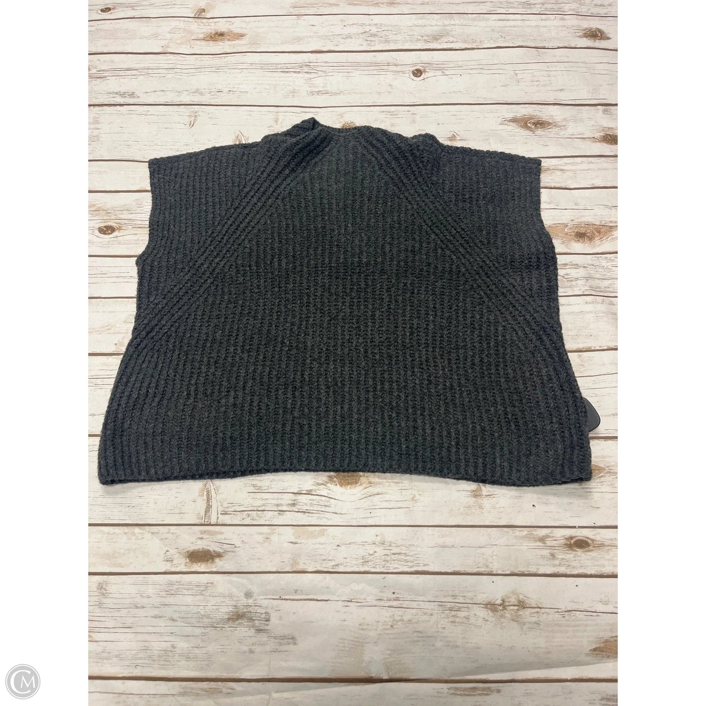 Vest Sweater By Loft In Grey, Size: Xs