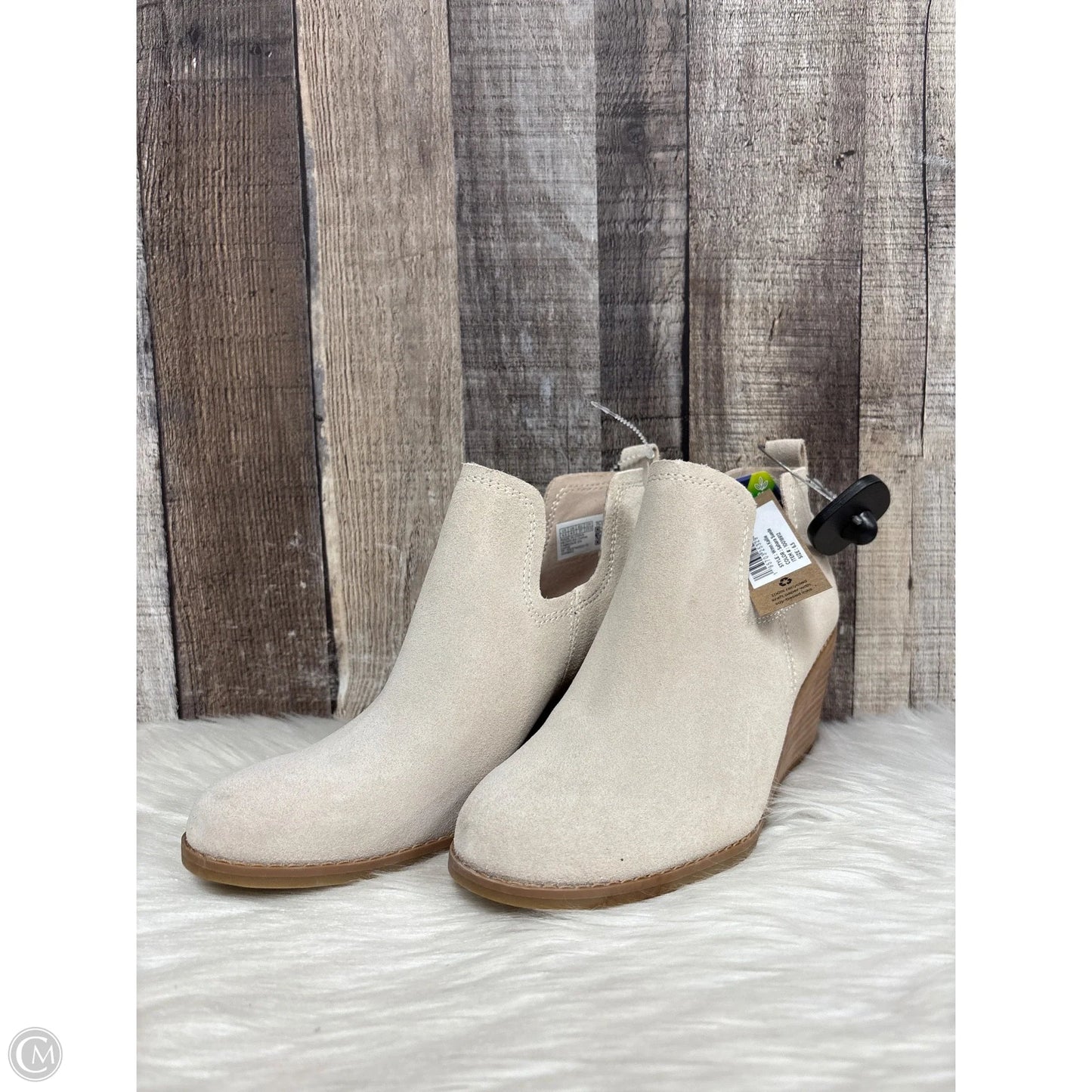 Boots Ankle Heels By Toms In Beige, Size: 6.5