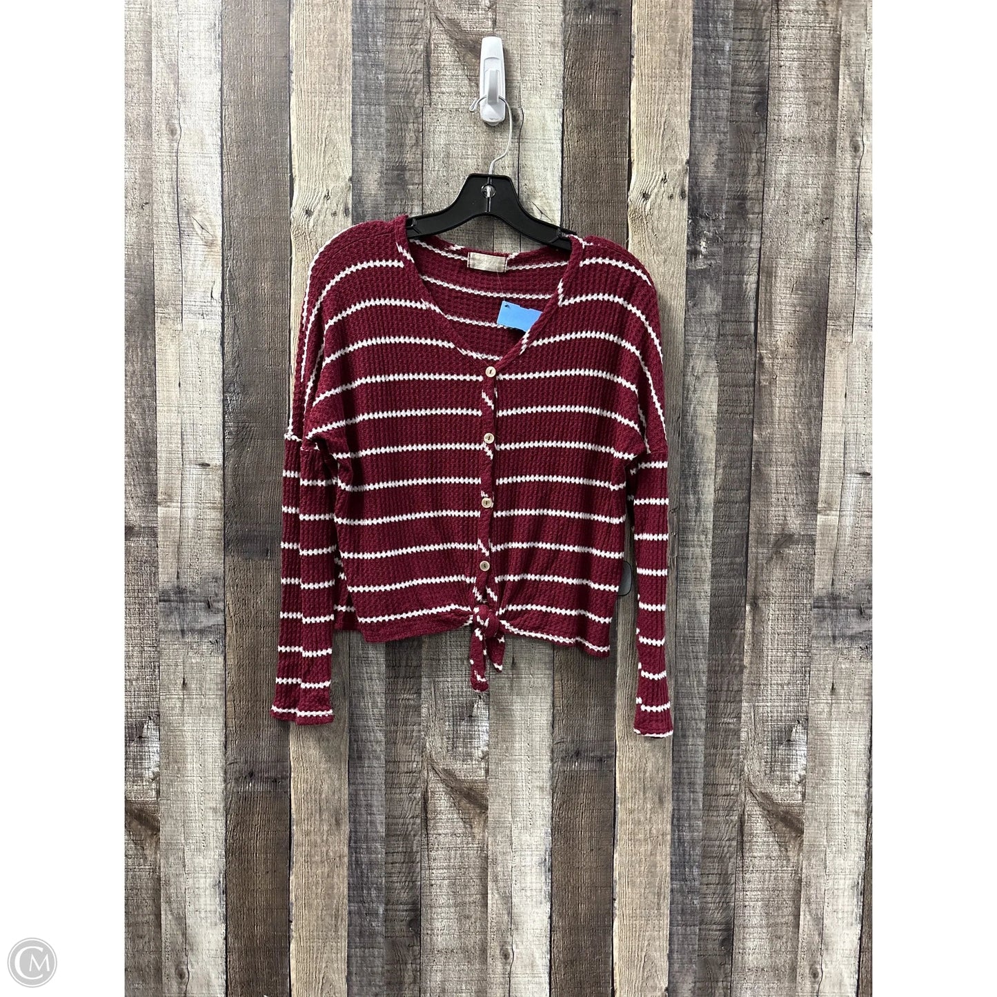 Top Long Sleeve By Altard State In Striped Pattern, Size: S