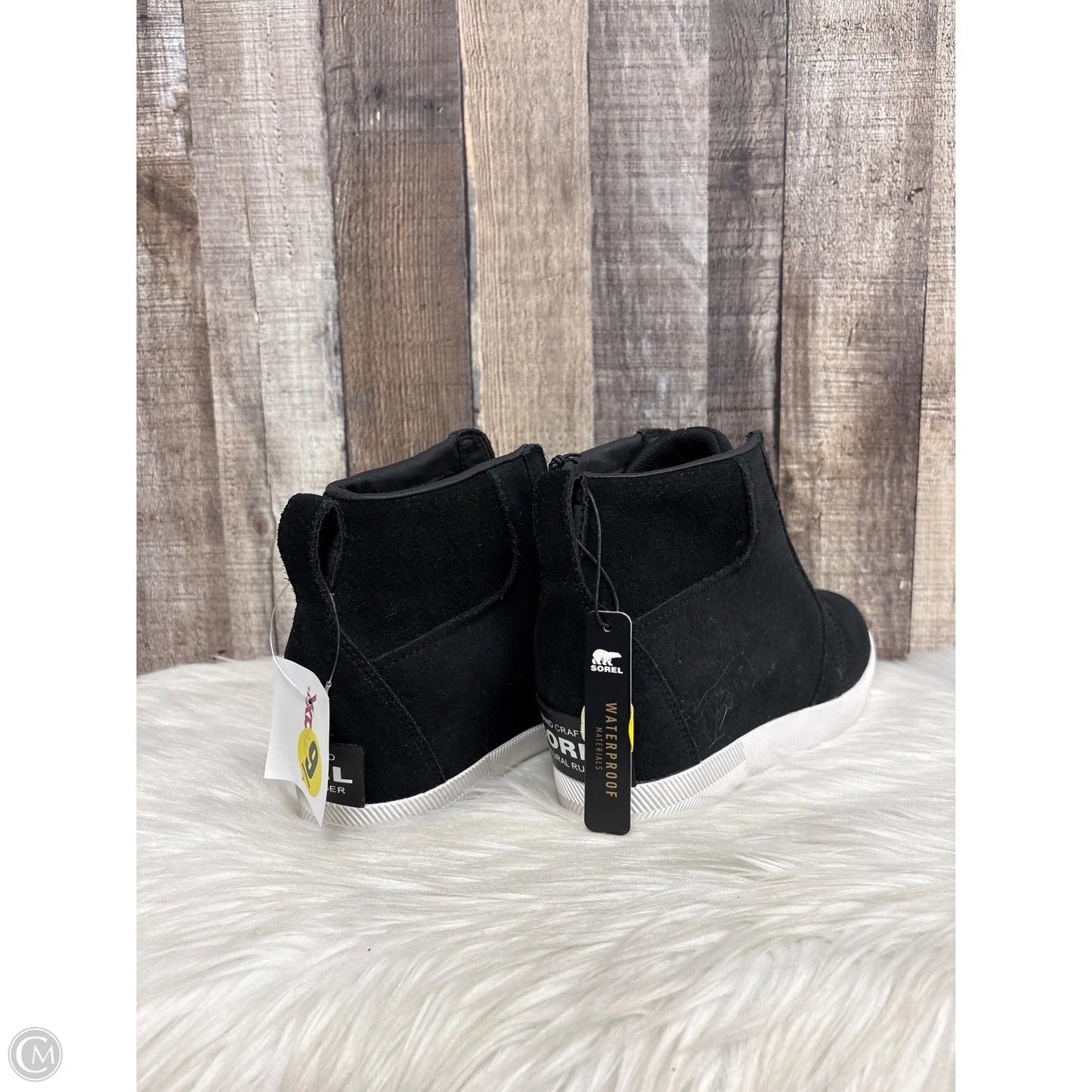 Boots Ankle Heels By Sorel In Black, Size: 9