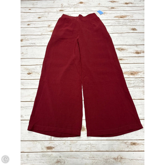 Pants Wide Leg By Jodifl In Maroon, Size: S