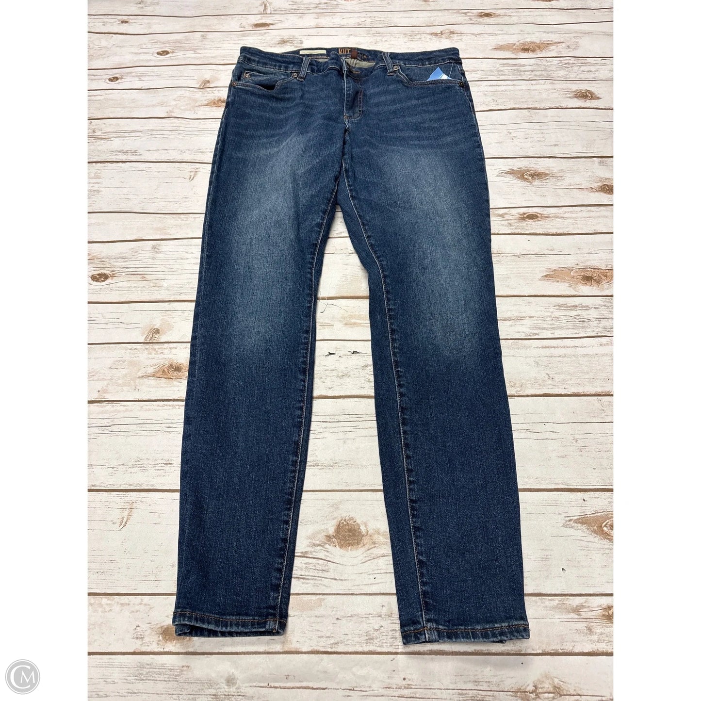 Jeans Skinny By Kut In Blue Denim, Size: 14