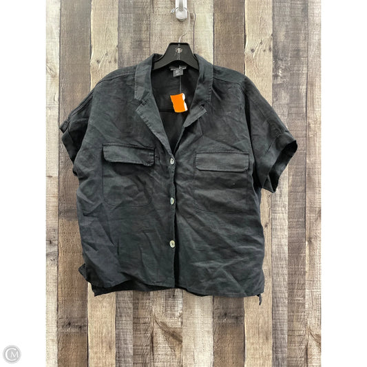 Top Sleeveless By Tahari In Black, Size: Xl