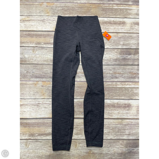 Athletic Leggings By Lululemon In Grey, Size: 4
