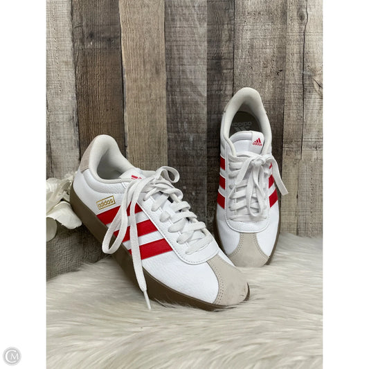 Shoes Athletic By Adidas In White, Size: 7.5