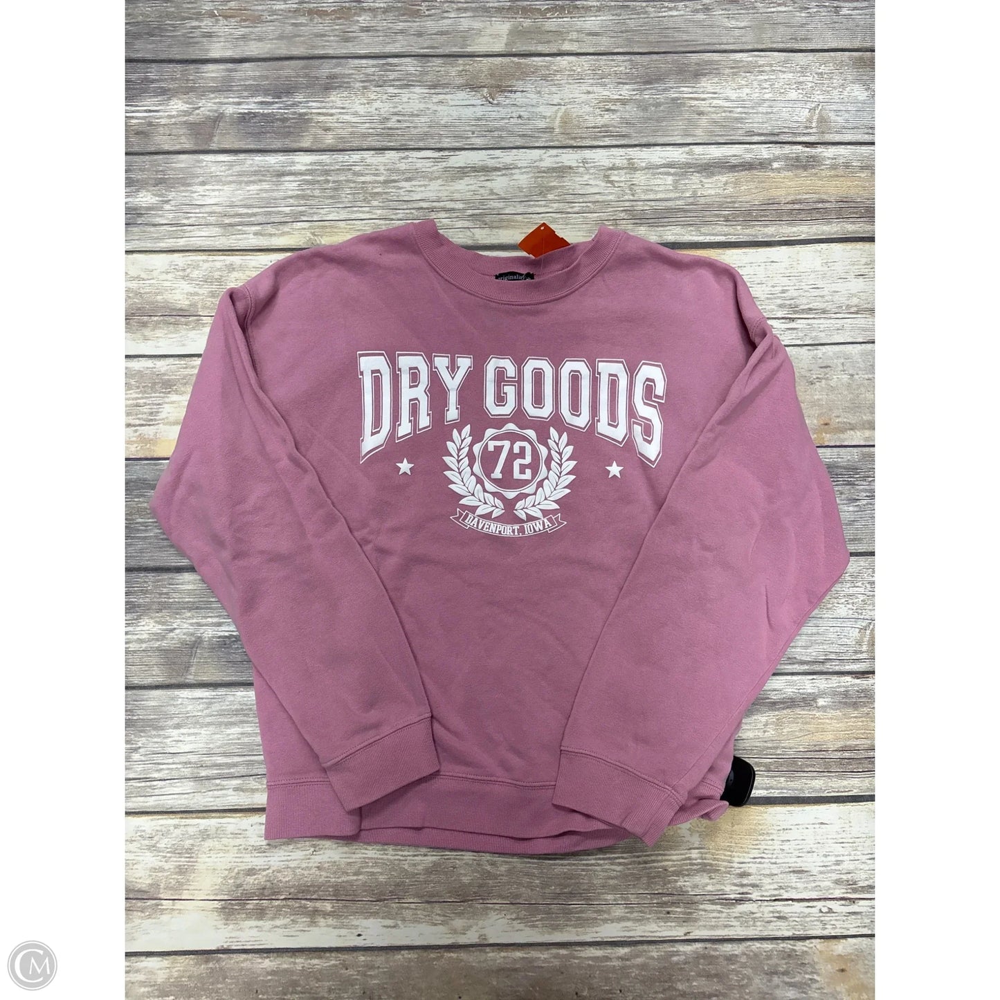 Sweatshirt Crewneck By Originality In Pink, Size: S