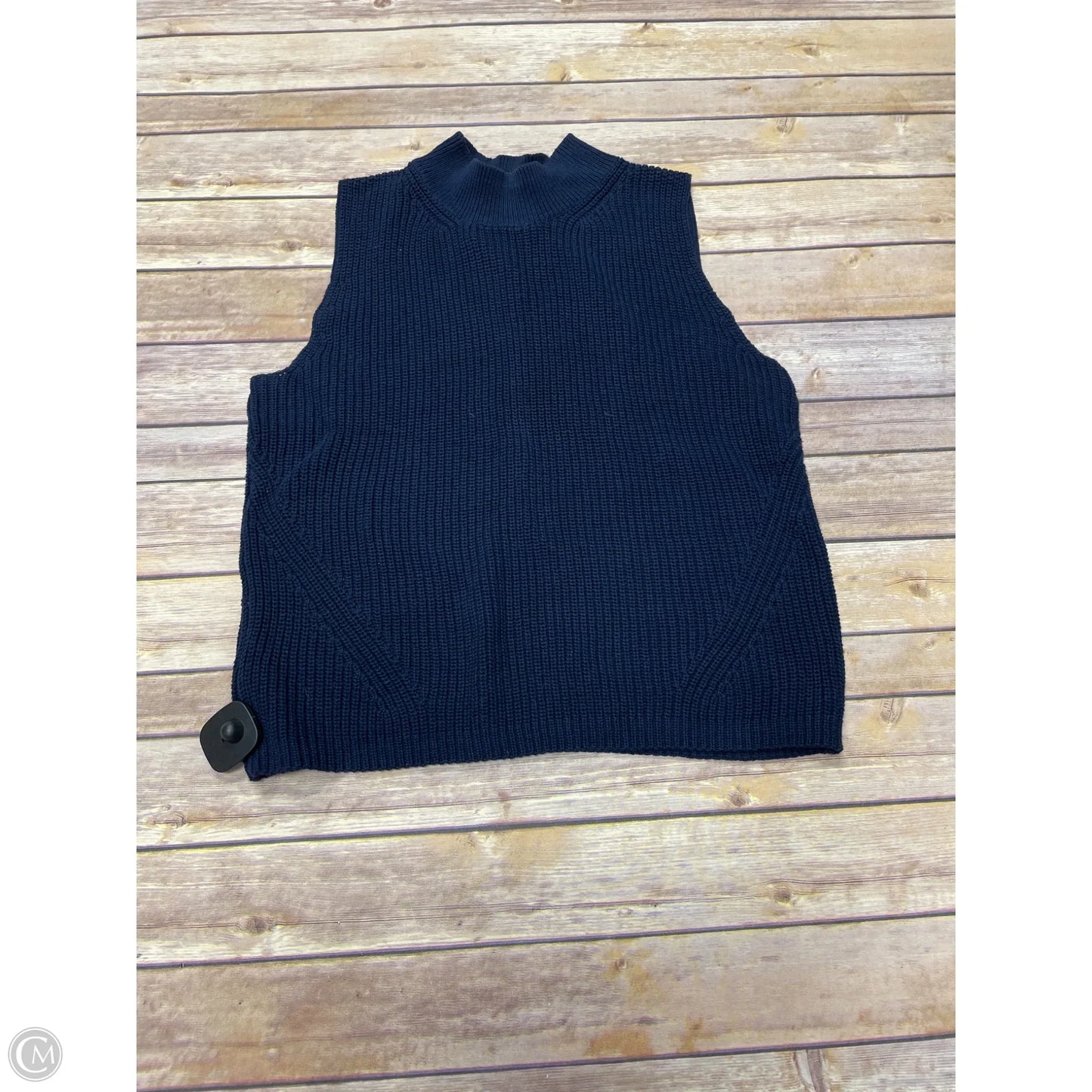 Sweater By Loft In Navy, Size: L
