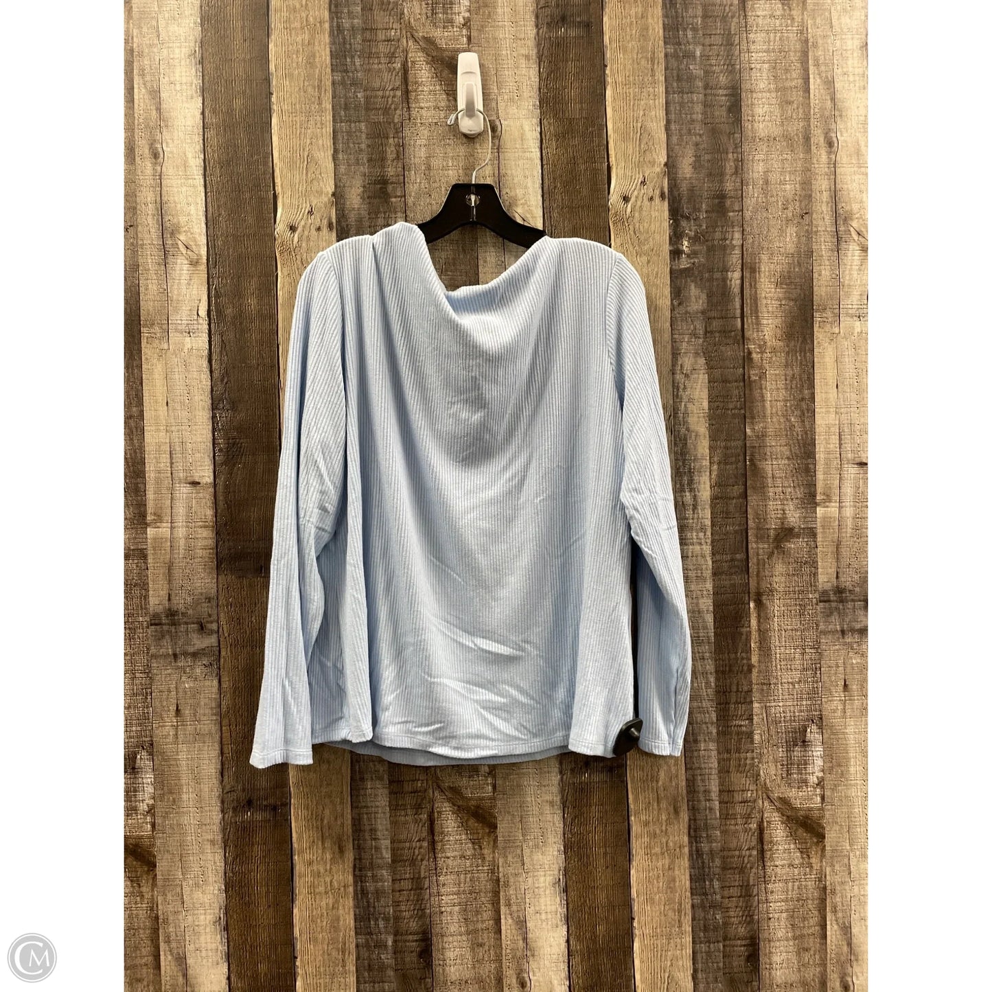 Top Long Sleeve By Banana Republic In Blue, Size: Xxl