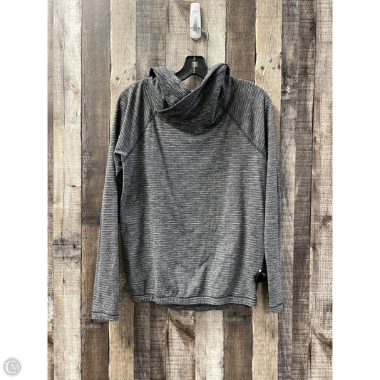 Athletic Top Long Sleeve Collar By Lululemon In Grey, Size: S