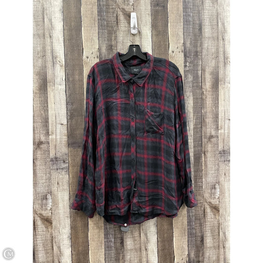 Top Long Sleeve By Rails In Multi-colored, Size: Xxl