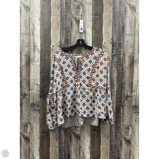 Top Long Sleeve By Dr2 In Multi-colored, Size: Xl