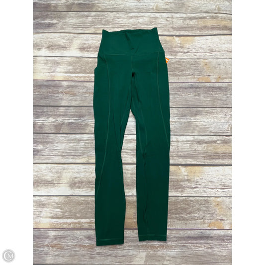 Athletic Leggings By Lululemon In Green, Size: 2