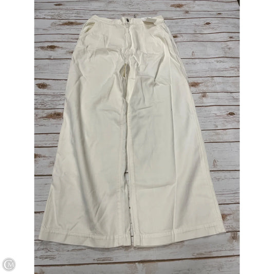 Pants Wide Leg By Madewell In Ivory, Size: 6