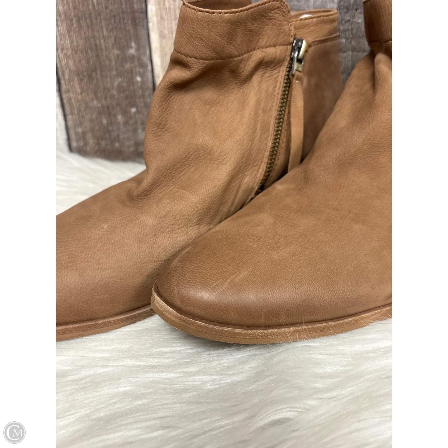 Boots Ankle Heels By Sam Edelman In Brown, Size: 12