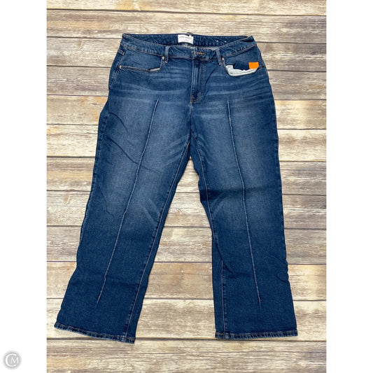 Jeans Straight By Lane Bryant In Blue Denim, Size: 16