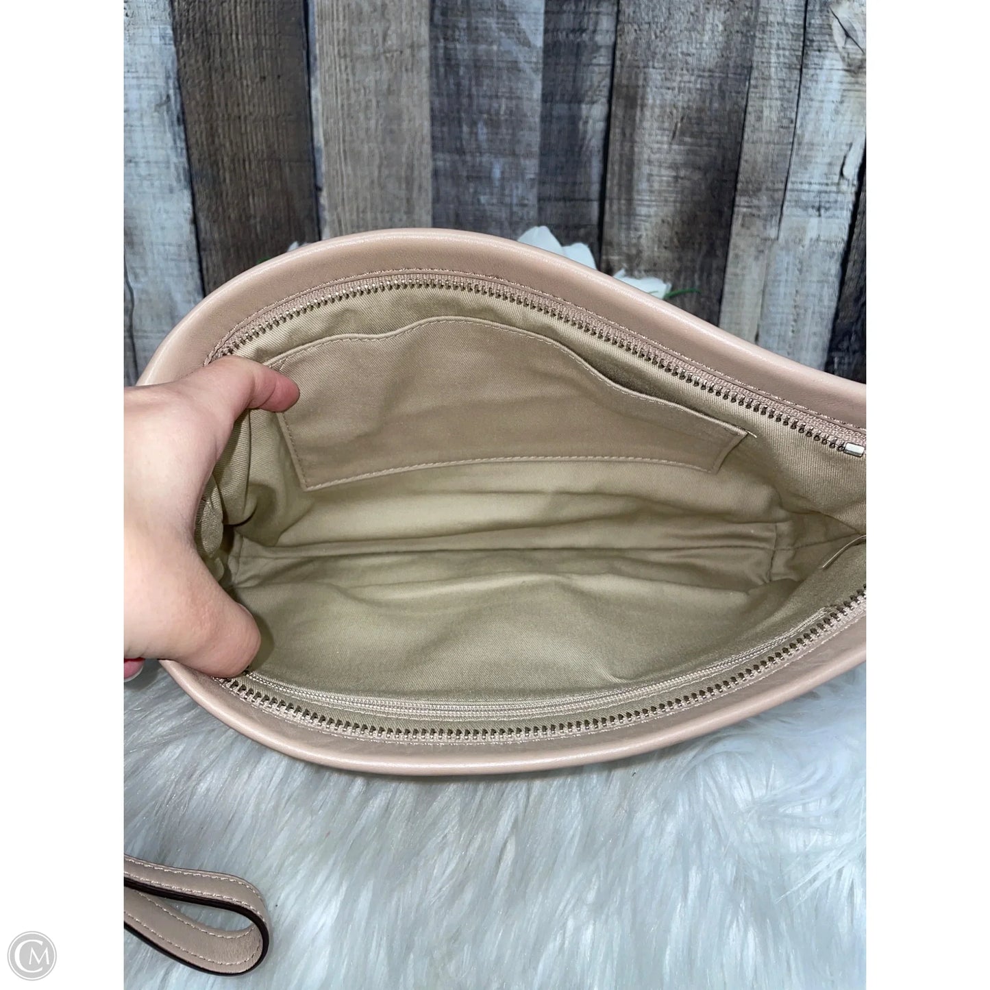 Clutch Designer By Coach, Size: Large