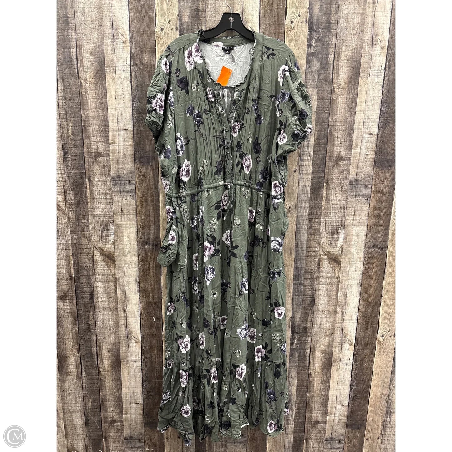 Dress Casual Maxi By Torrid In Green, Size: 4