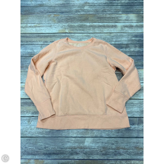 Athletic Sweatshirt Crewneck By Tek Gear In Orange, Size: Xl