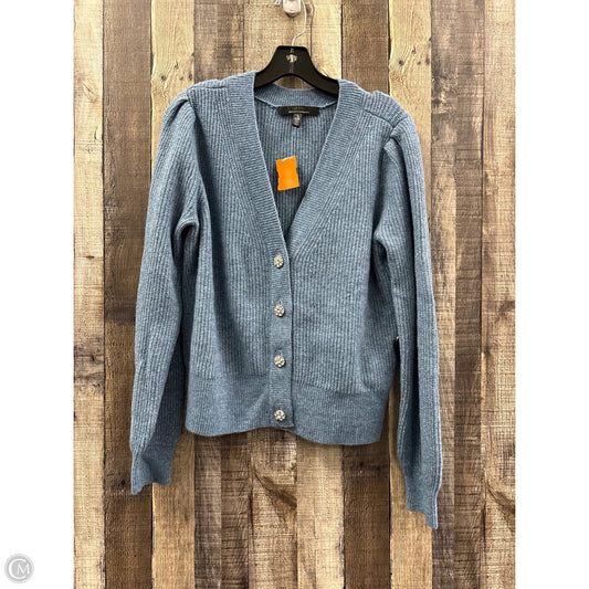 Sweater Cardigan By White House Black Market In Blue, Size: L