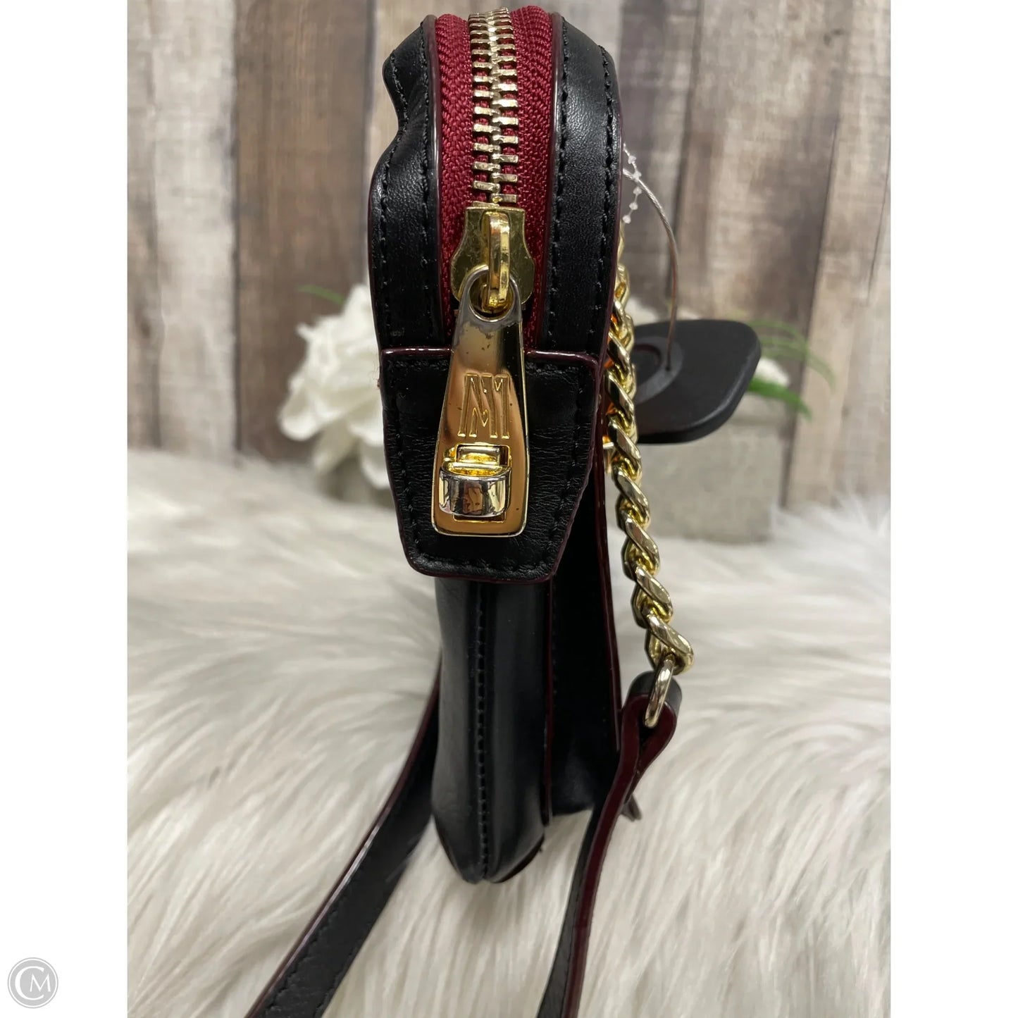 Crossbody Leather By Antonio Melani, Size: Medium