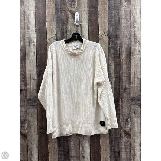 Sweater By Old Navy In Cream, Size: L