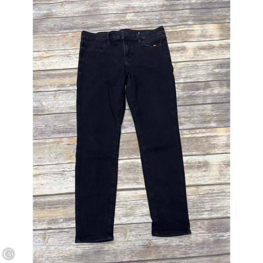 Jeans Jeggings By American Eagle In Black Denim, Size: 10