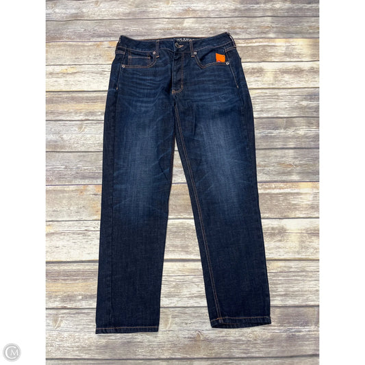 Jeans Boyfriend By American Eagle In Blue Denim, Size: 6
