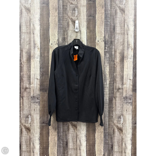 Top Long Sleeve By Cabi In Black, Size: S